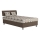 Gestoffeerd bed met opbergruimte en matras GEORGE 120x200 cm bruin
