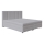 Gestoffeerd bed met springmatras en opslagruimte ISABEL 180x200 lichtgrijs