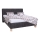 Gestoffeerd bed VIOLET 180x200 cm inclusief matras en opbergruimte, donkergrijs
