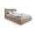 Gestoffeerd bed zonder matras BASIL 160x200 cm beige