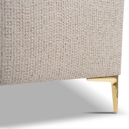 Gestoffeerd bed zonder matras DALIA 180x200 cm beige