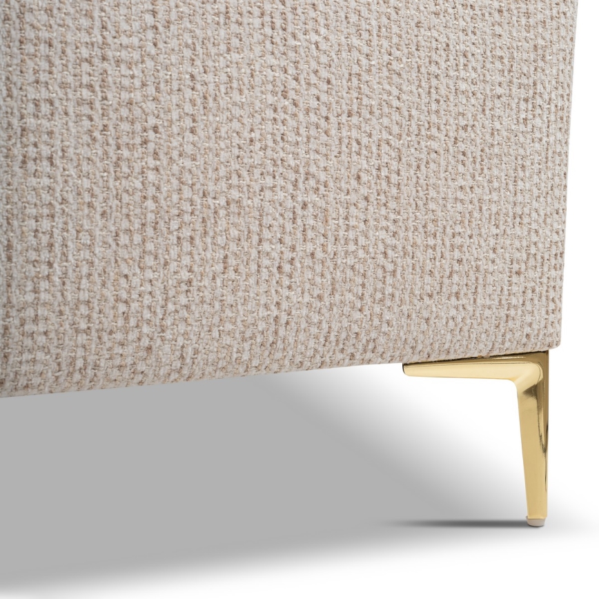 Gestoffeerd bed zonder matras DALIA 180x200 cm beige