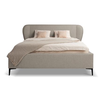 Gestoffeerd bed zonder matras DALIA 180x200 cm grijs