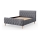 Gestoffeerd bed zonder matras FLORA 180x200 cm grijs