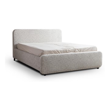 Gestoffeerd bed zonder matras LAJLA 160x200 cm beige