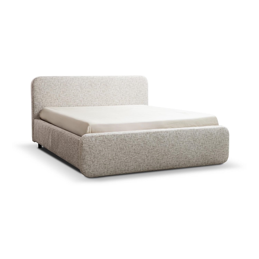 Gestoffeerd bed zonder matras LAJLA 160x200 cm beige