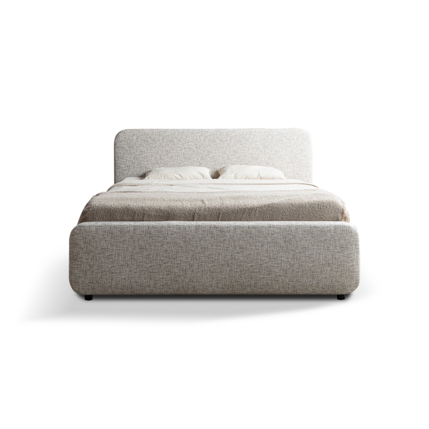 Gestoffeerd bed zonder matras LAJLA 180x200 cm beige
