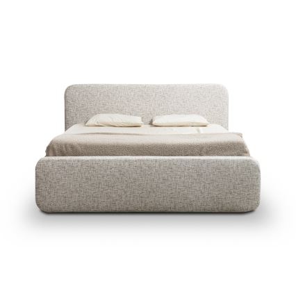Gestoffeerde bed zonder matras LAJLA 180x200 cm beige
