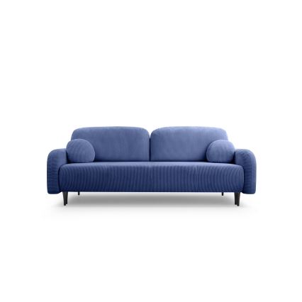 Gestoffeerde opklapbare driezitsbank CLOUDY blauw