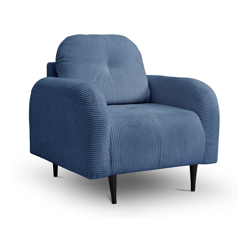 Gestoffeerde stoel CLOUDY blauw