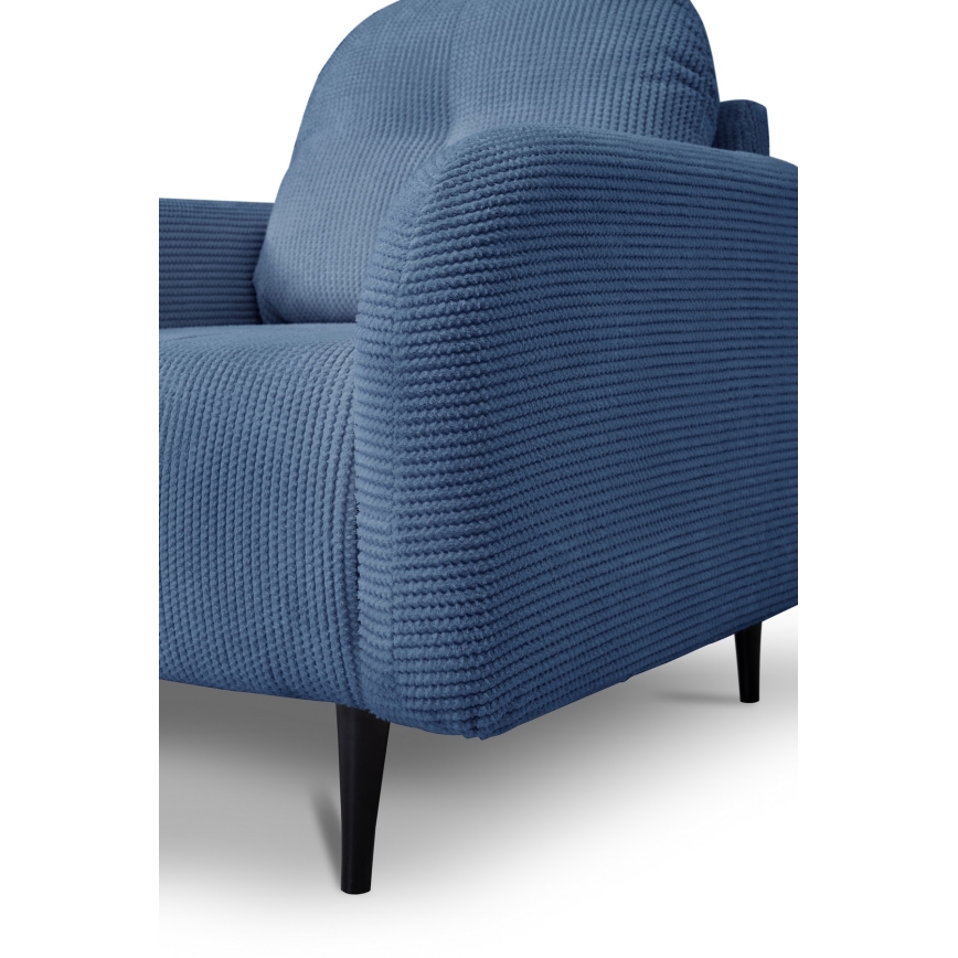 Gestoffeerde stoel CLOUDY blauw