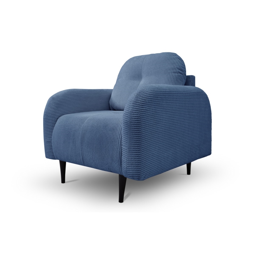 Gestoffeerde stoel CLOUDY blauw