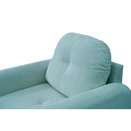 Gestoffeerde stoel CLOUDY turquoise