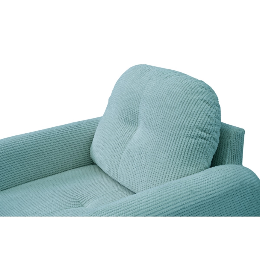 Gestoffeerde stoel CLOUDY turquoise