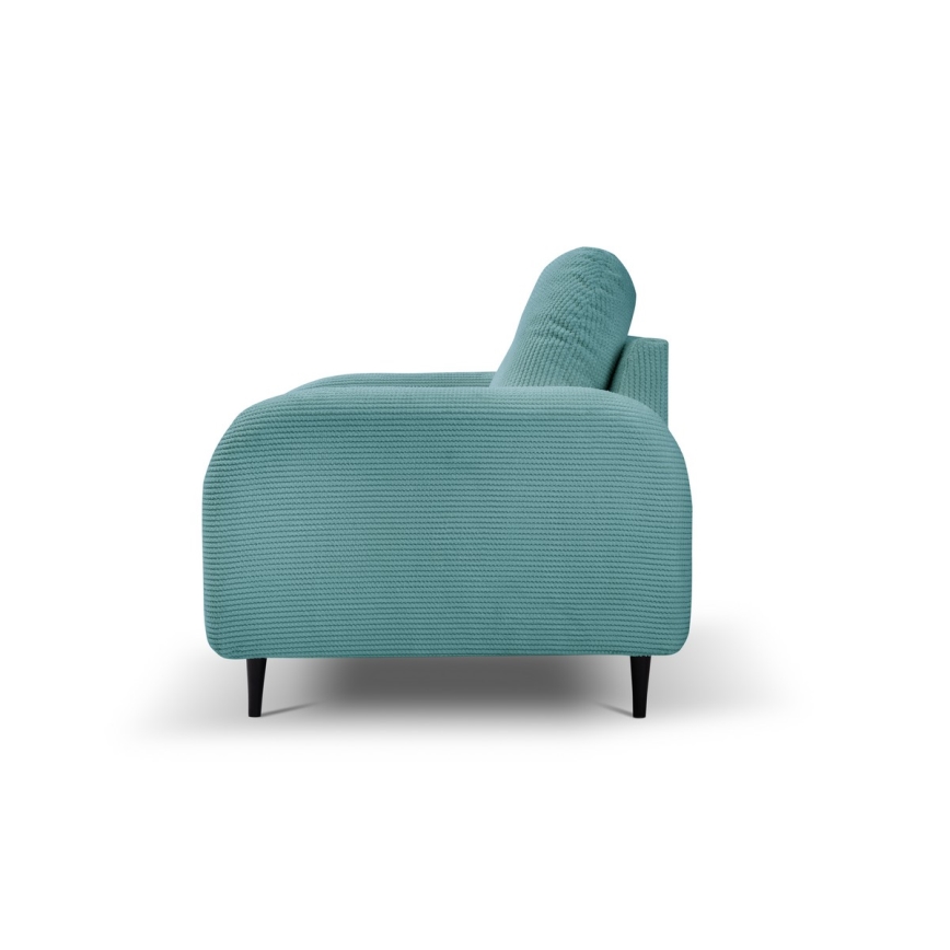 Gestoffeerde stoel CLOUDY turquoise