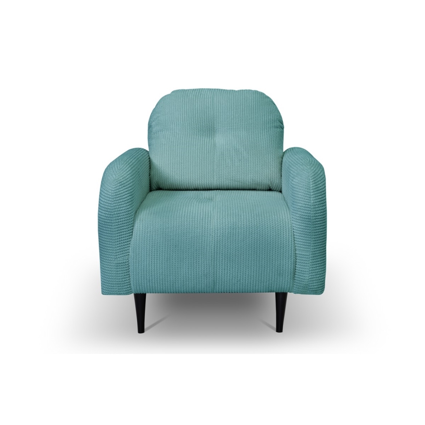 Gestoffeerde stoel CLOUDY turquoise