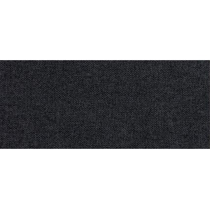 Gestoffeerde universele U-vormige slaapbank YORK, grijs/zwart