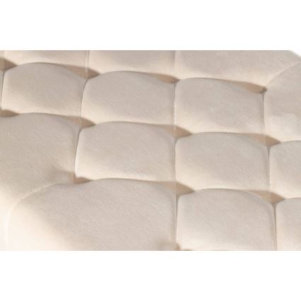 Gewatteerde bank SALIBA 50x97 cm goud/creme