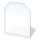Glas onder de open haard 1200x1000x8 mm