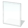 Glas onder de open haard 1200x1000x8 mm rechthoek