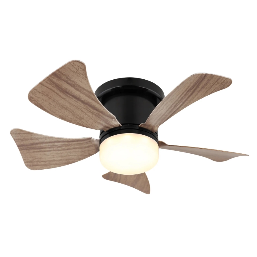 Globo - Dimbare LED plafondventilator LED/10W/230V 3000-6500K bruin + afstandsbediening