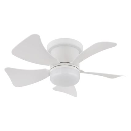Globo - LED dimbare plafondventilator LED/10W/230V 3000-6500K wit + afstandsbediening