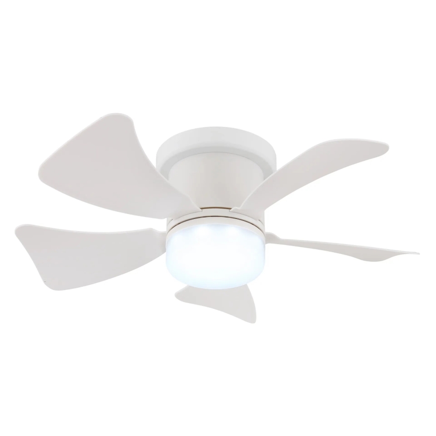 Globo - LED dimbare plafondventilator LED/10W/230V 3000-6500K wit + afstandsbediening