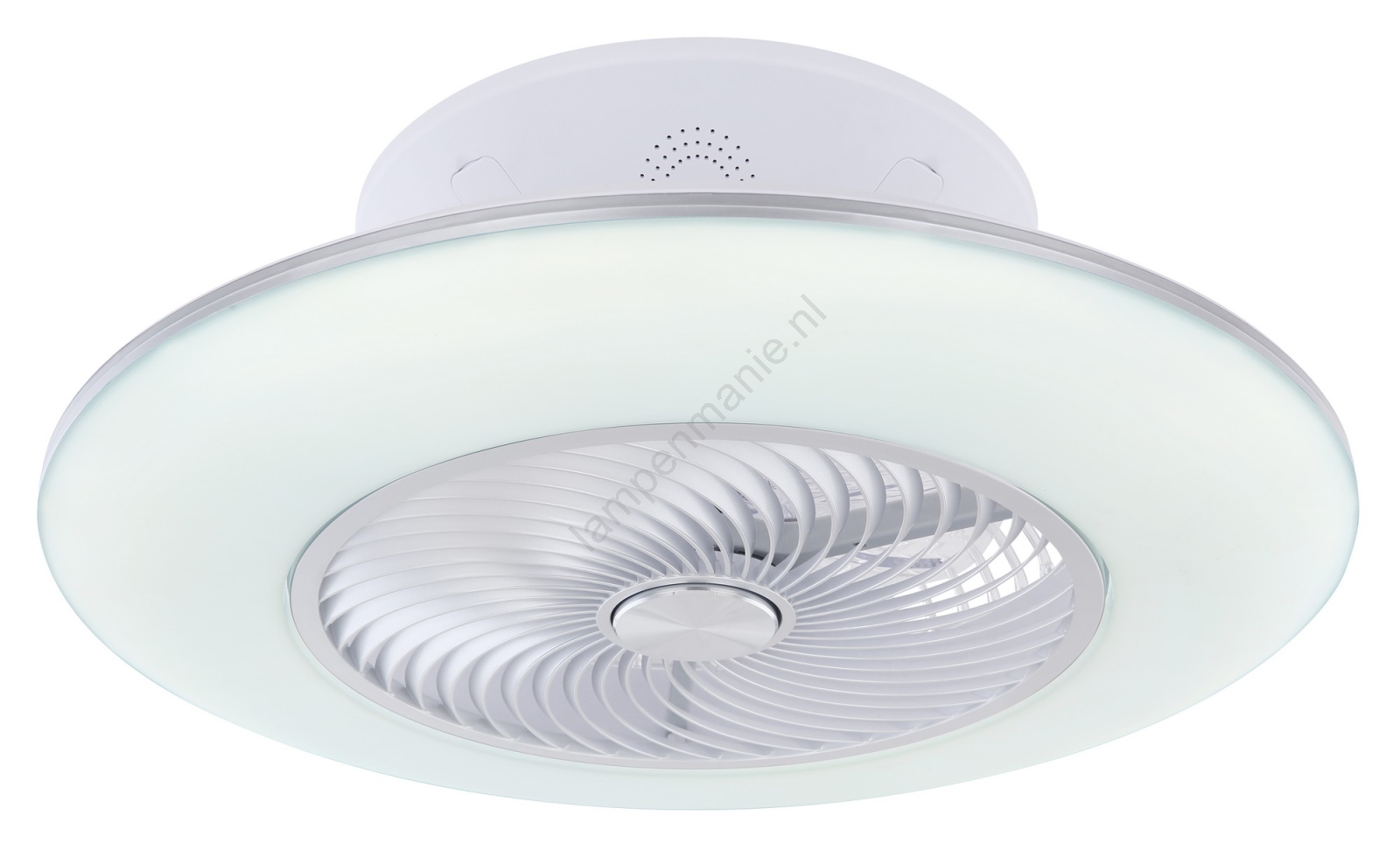 LED Plafondlamp met een ventilator APOLLO LED/38W/230V zwart AB