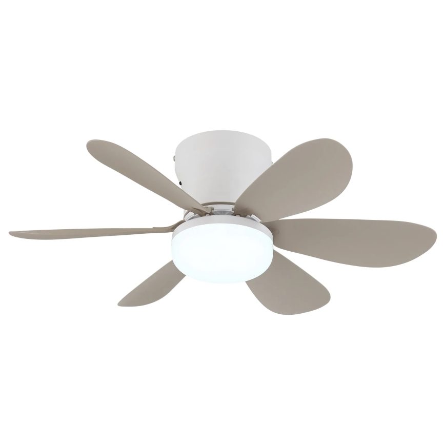 Globo - Dimbare LED-plafondventilator LED/5W/230V 2700-6500K beige + afstandsbediening