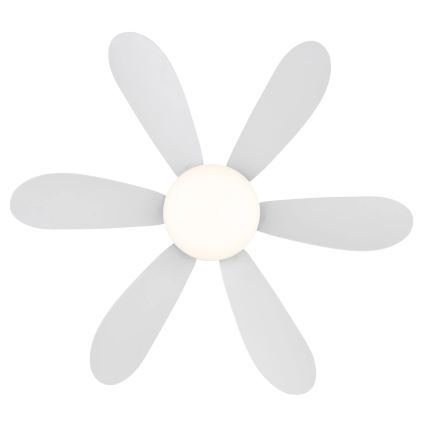 Globo - Dimbare LED-plafondventilator LED/5W/230V 2700-6500K wit + afstandsbediening