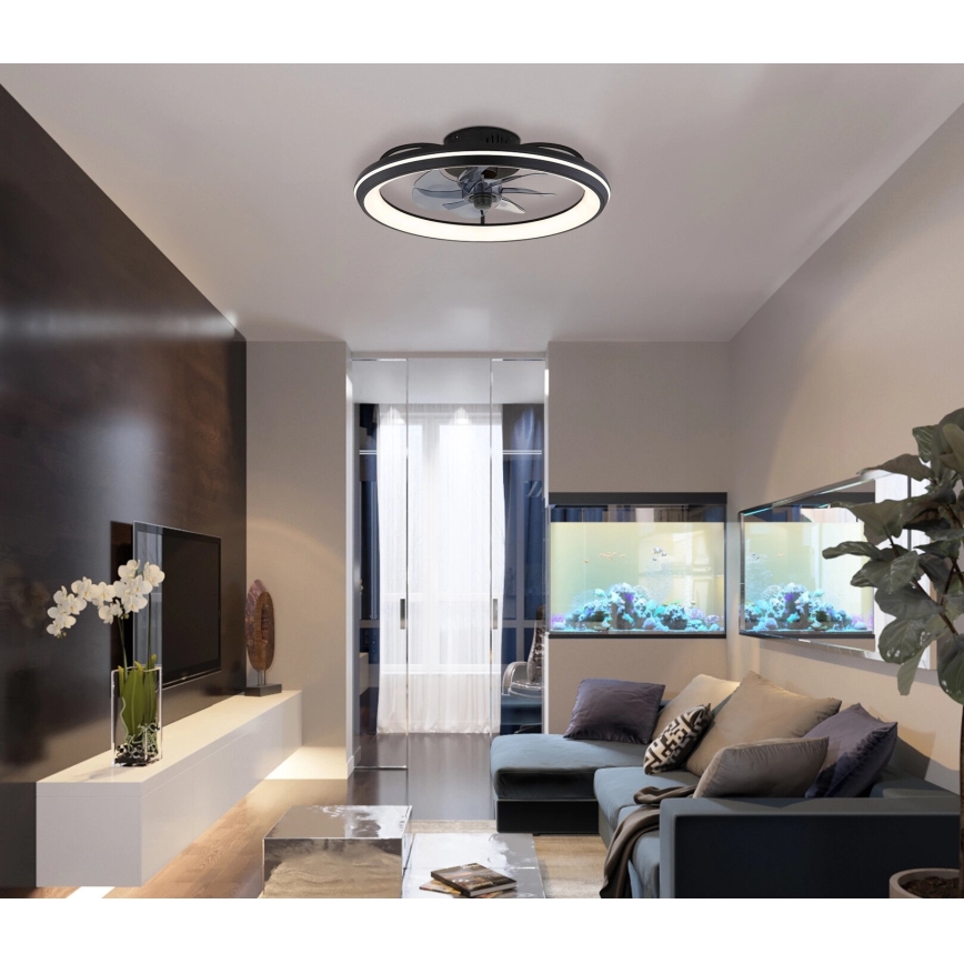 Globo - LED dimbare plafondventilator LED/40W/230V 3000-6500K + afstandsbediening