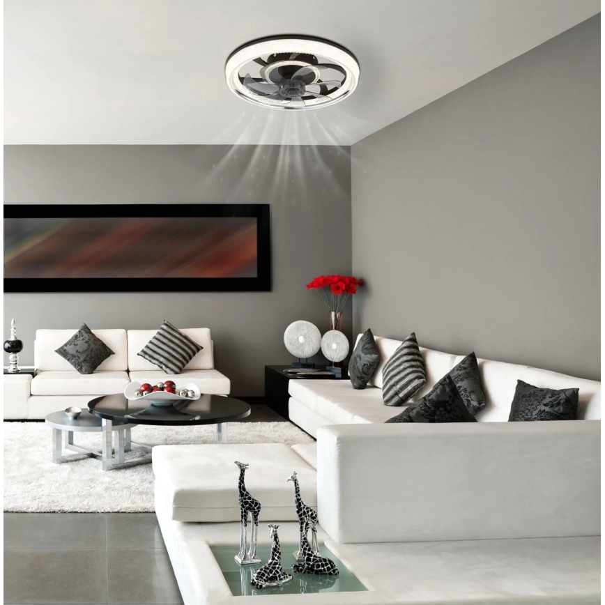 Globo - LED dimbare plafondventilator LED/30W/230V 2700-6000K + afstandsbediening