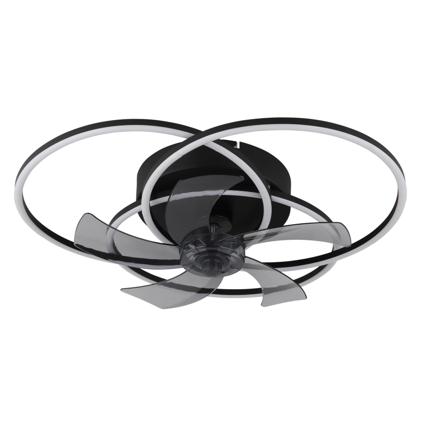 Globo - Dimbare LED-plafondventilator LED/40W/230V 3000-6500K zwart + afstandsbediening
