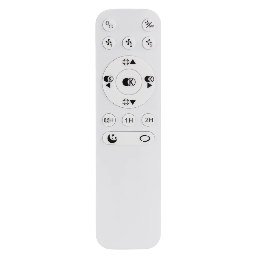 Globo - Dimbare LED-plafondventilator LED/40W/230V 3000-6500K zwart + afstandsbediening