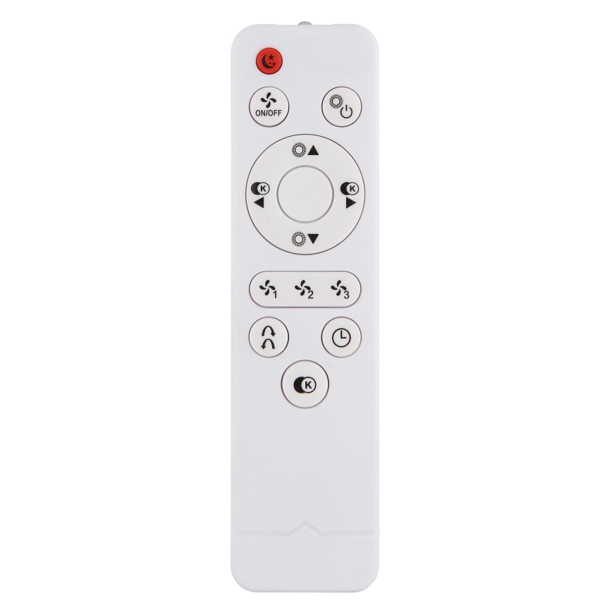 Globo - LED Dimbare plafondlamp met ventilator LED/30W/230V 2700-6500K zwart + afstandsbediening