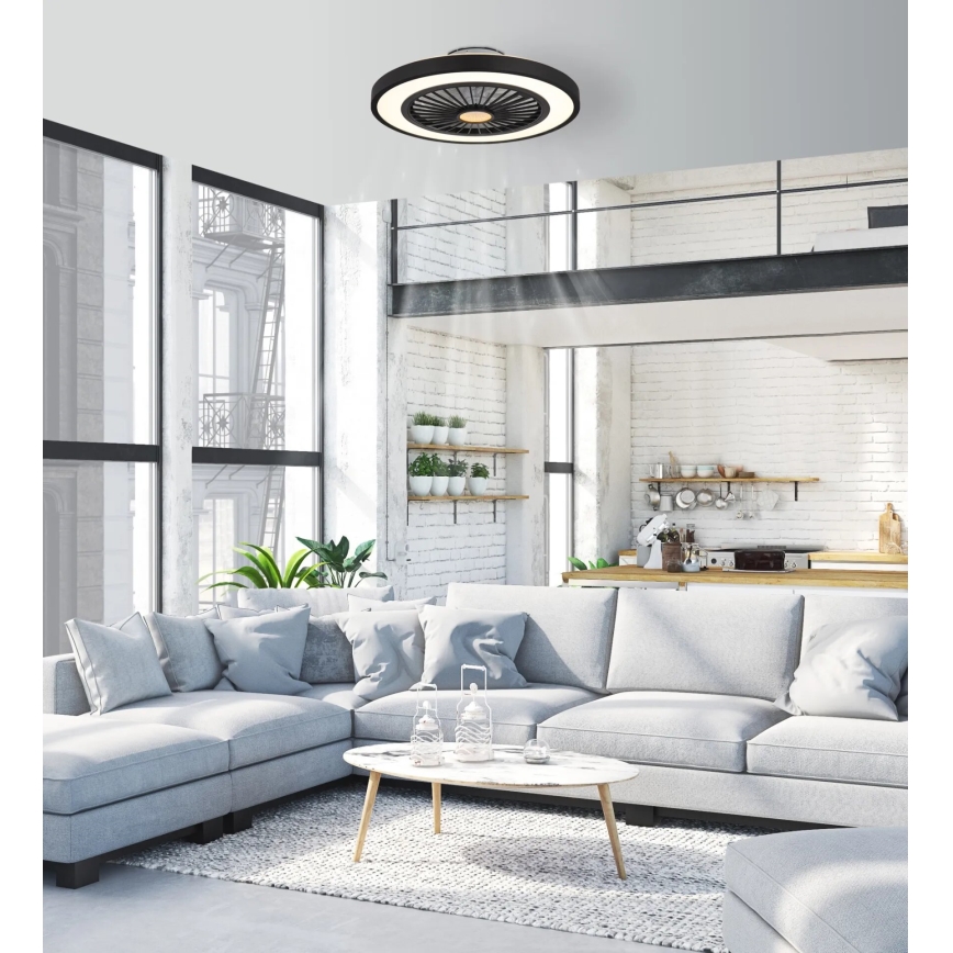 Globo - LED dimbare plafondventilator LED/45W/230V 3000-6500K + afstandsbediening