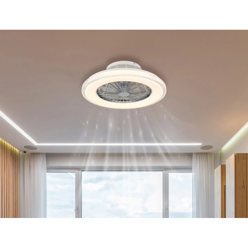 Globo - LED dimbare plafondventilator LED/40W/230V 3000-6500K + afstandsbediening