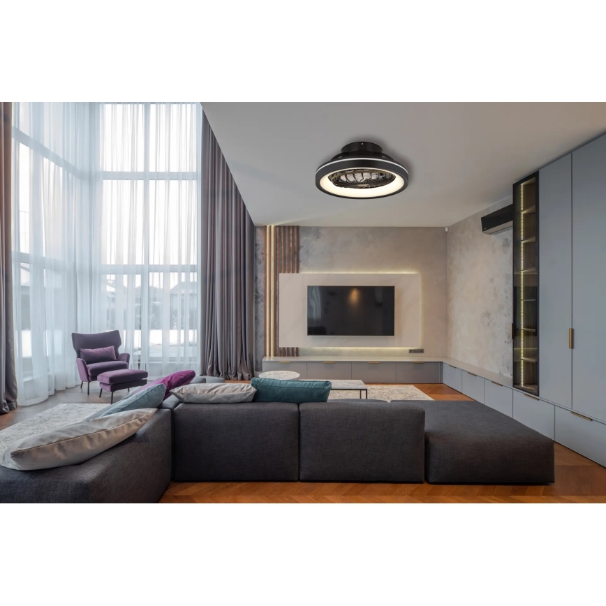 Globo - LED RGB Dimbaar plafond ventilator LED/40W/230V 2700-6500K + afstandsbediening