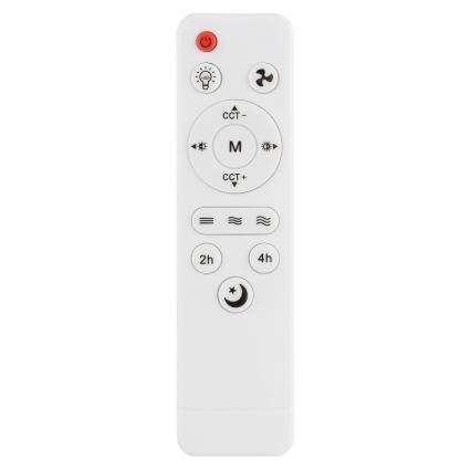 Globo - Dimbare plafondventilator met LED/15W/230V 2700-6500K zwart + afstandsbediening