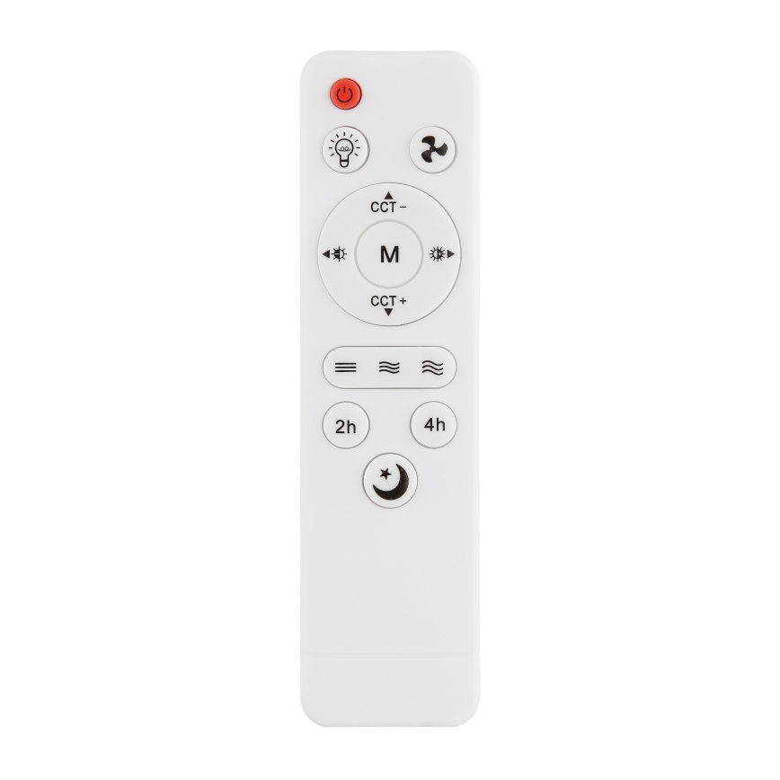 Globo - Dimbare plafondventilator met LED/15W/230V 2700-6500K zwart + afstandsbediening