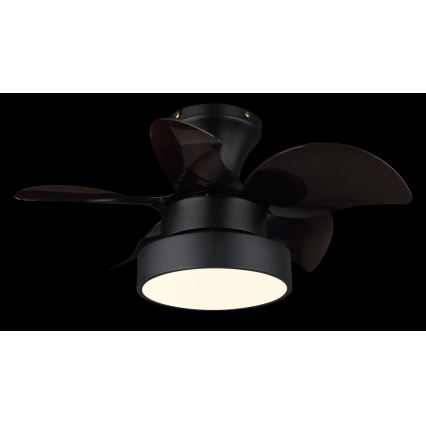 Globo - LED dimbare plafondventilator LED/22W/230V 3000/4500/6000K bruin + afstandsbediening