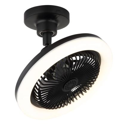 Globo - Dimbare LED-plafondventilator LED/20W/230V 3000-6500K zwart + afstandsbediening
