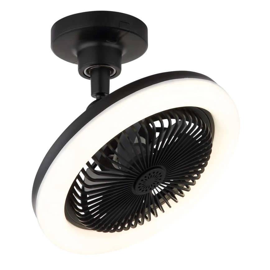 Globo - Dimbare LED-plafondventilator LED/20W/230V 3000-6500K zwart + afstandsbediening