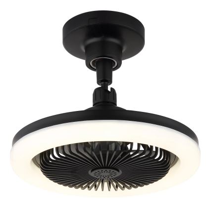 Globo - Dimbare LED-plafondventilator LED/20W/230V 3000-6500K zwart + afstandsbediening
