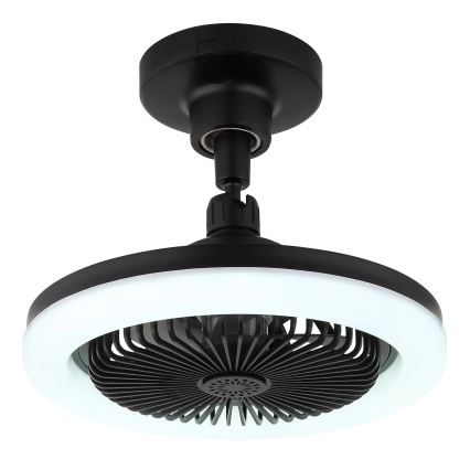 Globo - Dimbare LED-plafondventilator LED/20W/230V 3000-6500K zwart + afstandsbediening
