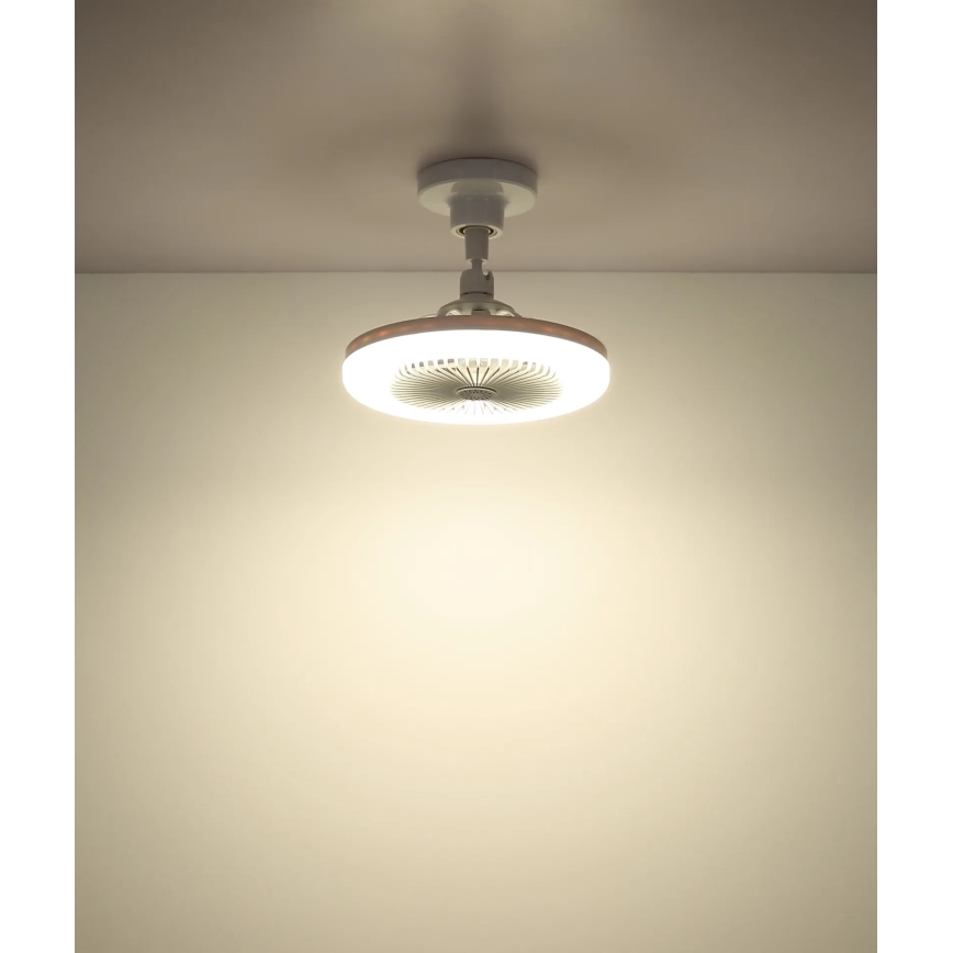 Globo - LED dimbare plafondventilator LED/20W/230V 3000-6500K wit + afstandsbediening