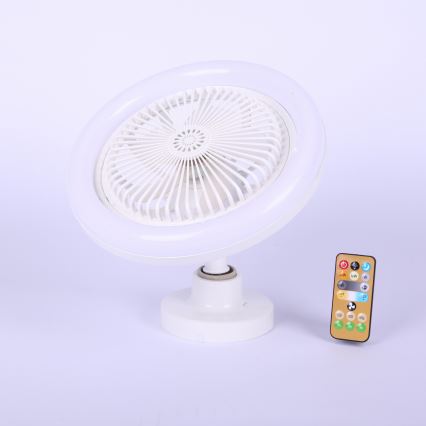 Globo - LED dimbare plafondventilator LED/20W/230V 3000-6500K wit + afstandsbediening