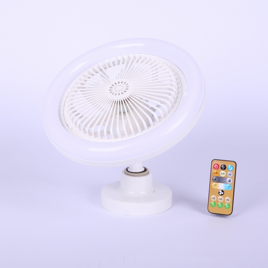 Globo - LED dimbare plafondventilator LED/20W/230V 3000-6500K wit + afstandsbediening