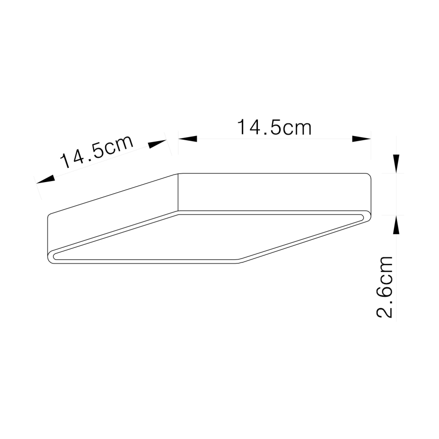 Globo - LED Plafondlamp LED/15W/230V