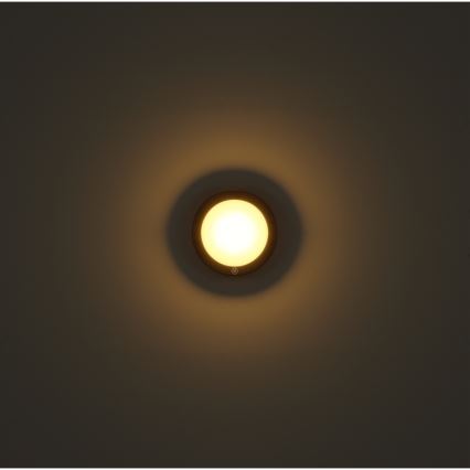 Globo - LED Oplaadbaar aanraken wandlamp LED/1,2W/3,7V diameter 15 cm 1800 mAh zwart